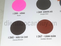 Bảng mã mầu sơn indu mầu phổ thông