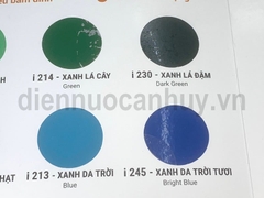 Bảng mã mầu sơn indu mầu phổ thông
