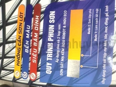 Bảng mã mầu sơn indu Robot