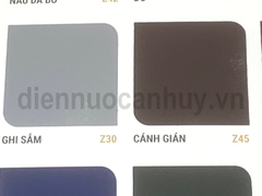 Bảng mã mầu sơn indu Robot