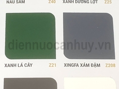 Bảng mã mầu sơn indu Robot