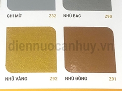 Bảng mã mầu sơn indu Robot