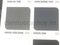 Bảng mã mầu sơn indu Robot