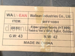 Băng vải thủy tinh chịu nhiệt chống cháy HT800 (WFF108H) khổ rộng 1m