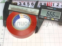 Băng dính điện Nanoco to 20Y 18m mầu Đỏ