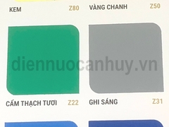 Bảng mã mầu sơn indu Robot