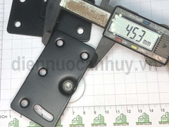 Bánh xe cửa lùa gỗ bánh lõm dùng với ray dương