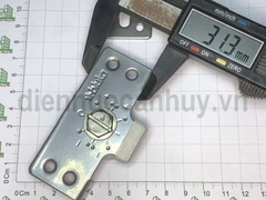 Bánh xe cửa lùa tủ gỗ Bluka trắng