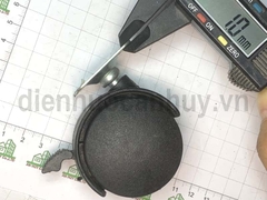 Banh xe ghế xoay đế vuông phi 50 cao 60 có khóa