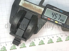 Banh xe ghế xoay đế vuông phi 50 cao 60 có khóa