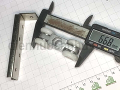 Bánh xe nhôm định hình nhỏ loại 4 bánh