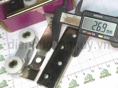 Bánh xe nhôm định hình nhỏ loại 4 bánh