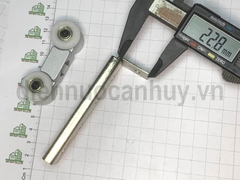 Bánh xe nhôm định hình nhỏ loại 4 bánh
