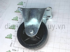 Bánh xe nhựa lắp cho tủ giường không xoay phi 50 cao 70 mm (5x7 cm)