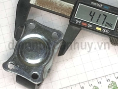 Bánh xe nhựa lắp cho tủ giường không xoay phi 50 cao 70 mm (5x7 cm)