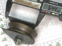 Bánh xe sắt ray V 80 mm