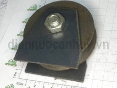 Bánh xe sắt ray V 80 mm