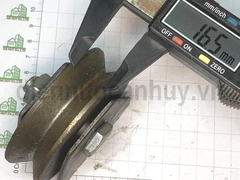 Bánh xe sắt ray V 80 mm