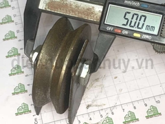 Bánh xe sắt ray V 80 mm