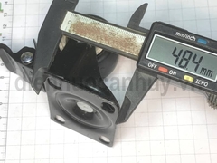 Bánh xe đẩy có khóa mầu đen phi 50 cao 70 mm (5x7 cm)