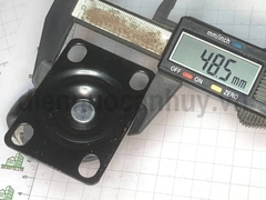 Bánh xe đẩy hàng chịu lực phi 50 cao 70 mm không khóa (5x7 cm)