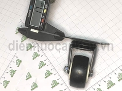 Bánh xe đẩy hàng chịu lực phi 50 cao 70 mm không khóa (5x7 cm)