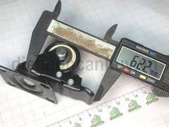 Bánh xe đẩy mini chịu lực mầu đen có khóa phi 40 mm cao 60 mm (4x6 cm)