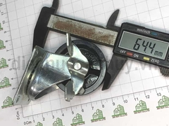 Bánh xe nhựa rẻ có khóa phi 50 cao 60 mm (5x6 cm)