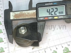 Bánh xe sắt ray V 40 mm