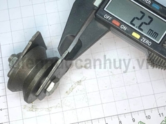 Bánh xe sắt ray V 40 mm