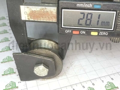 Bánh xe sắt ray V 40 mm