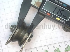 Bánh xe sắt ray V 40 mm