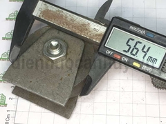 Bánh xe sắt ray V 60 mm