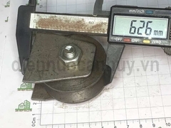 Bánh xe sắt ray V 60 mm