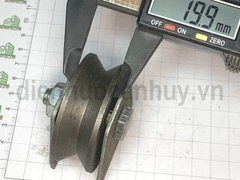 Bánh xe sắt ray V 60 mm