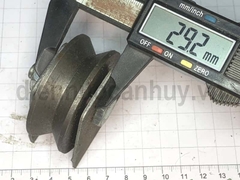 Bánh xe sắt ray V 60 mm