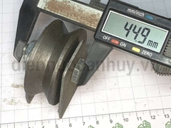 Bánh xe sắt ray V 60 mm