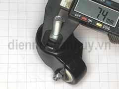 Bánh xe xịn ty ren M8x25 phi 40 cao 60 mm (4x60 cm)