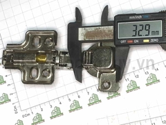 Bản lề bật có giảm chấn cong vừa đế tháo rời