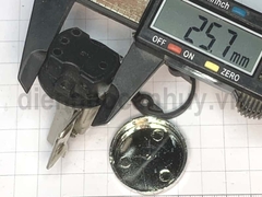 Bản lề bật tủ kính cong nhiều không giảm chấn