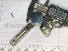Bản lề bật tủ kính loại thẳng có giảm chấn