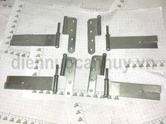 Bản lề chôn tường số 5 sắt mạ trắng loại to 125 mm