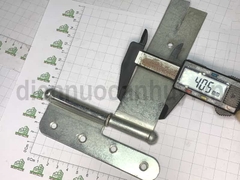 Bản lề chôn tường số 5 sắt mạ trắng loại to 125 mm