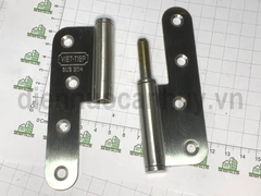 Bản lề cối inox 304 xịn Việt Tiệp 08115-304 bên trái 115x45x2.5 mm
