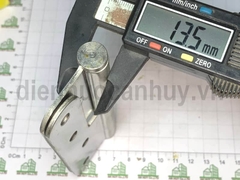 Bản lề cối inox 304 xịn Việt Tiệp 08115-304 bên trái 115x45x2.5 mm