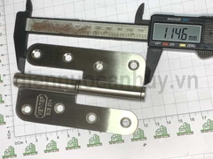 Bản lề cối inox 304 xịn Việt Tiệp 08115-304 bên trái 115x45x2.5 mm