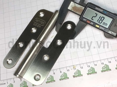 Bản lề cối inox 304 xịn Việt Tiệp 08115-304 bên trái 115x45x2.5 mm