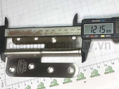 Bản lề cối inox 304 xịn Việt Tiệp 08115-304 bên trái 115x45x2.5 mm