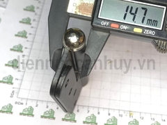 Bản lề cối sơn đen 115x43 vế trái BL04