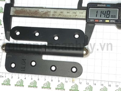 Bản lề cối sơn đen 115x43 vế trái BL04
